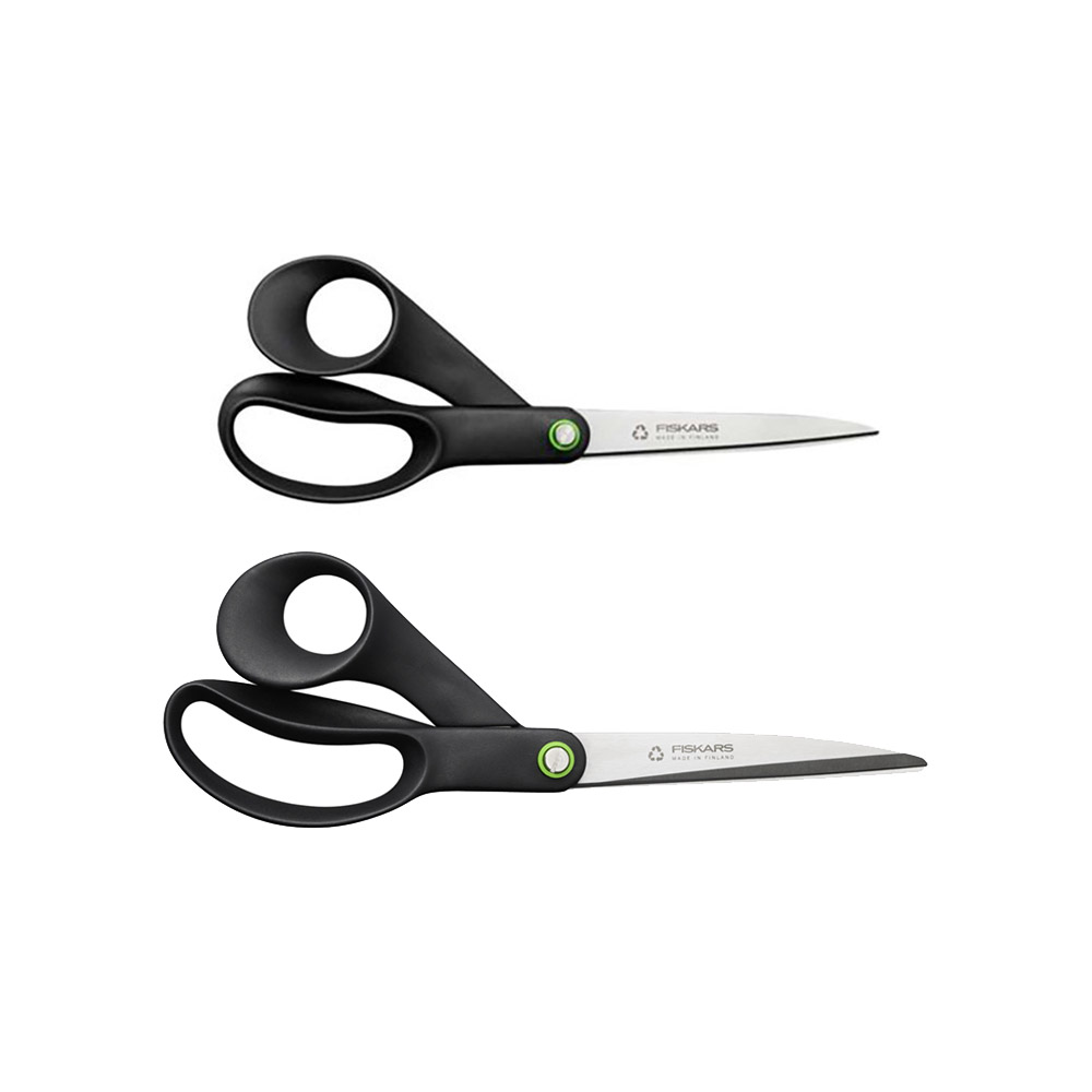 مقص متعدد الاستخدامات معاد تدويره، كبير، أسود، فنكشنال فورم، فيسكارس