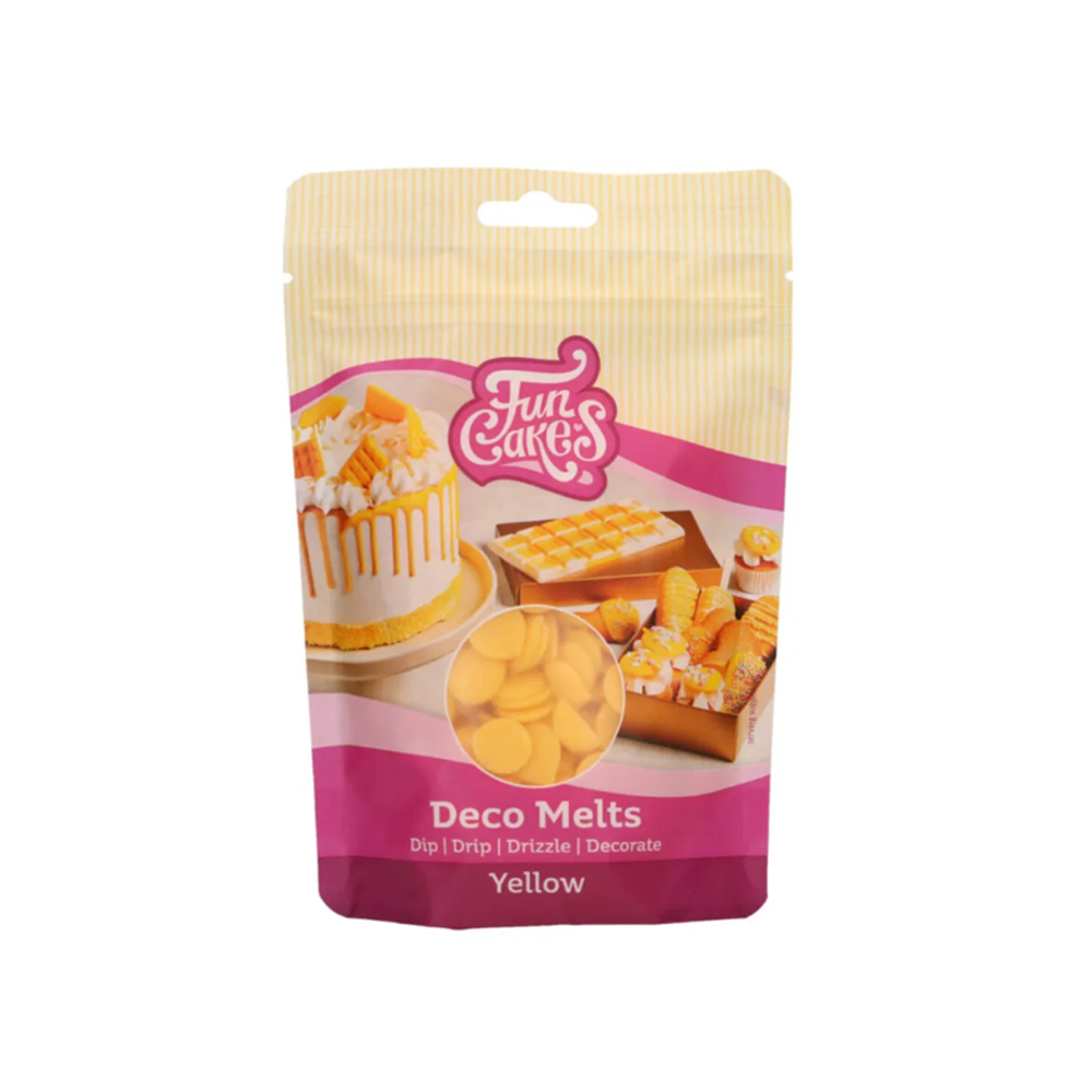 حبيبات حلوى تذويب صفراء، 250 غرام، ديكو ميلتس، فان كيكس