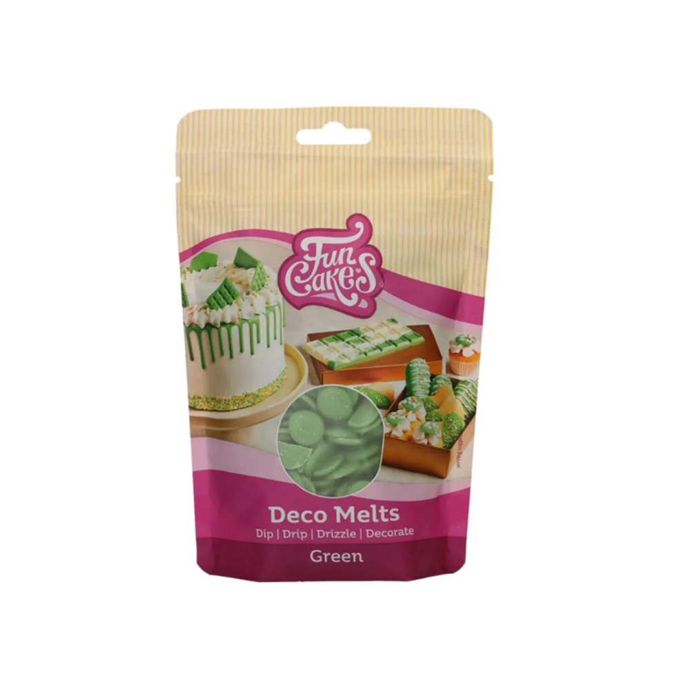 حبيبات حلوى تذويب خضراء، 250 غرام، ديكو ميلتس، فان كيكس