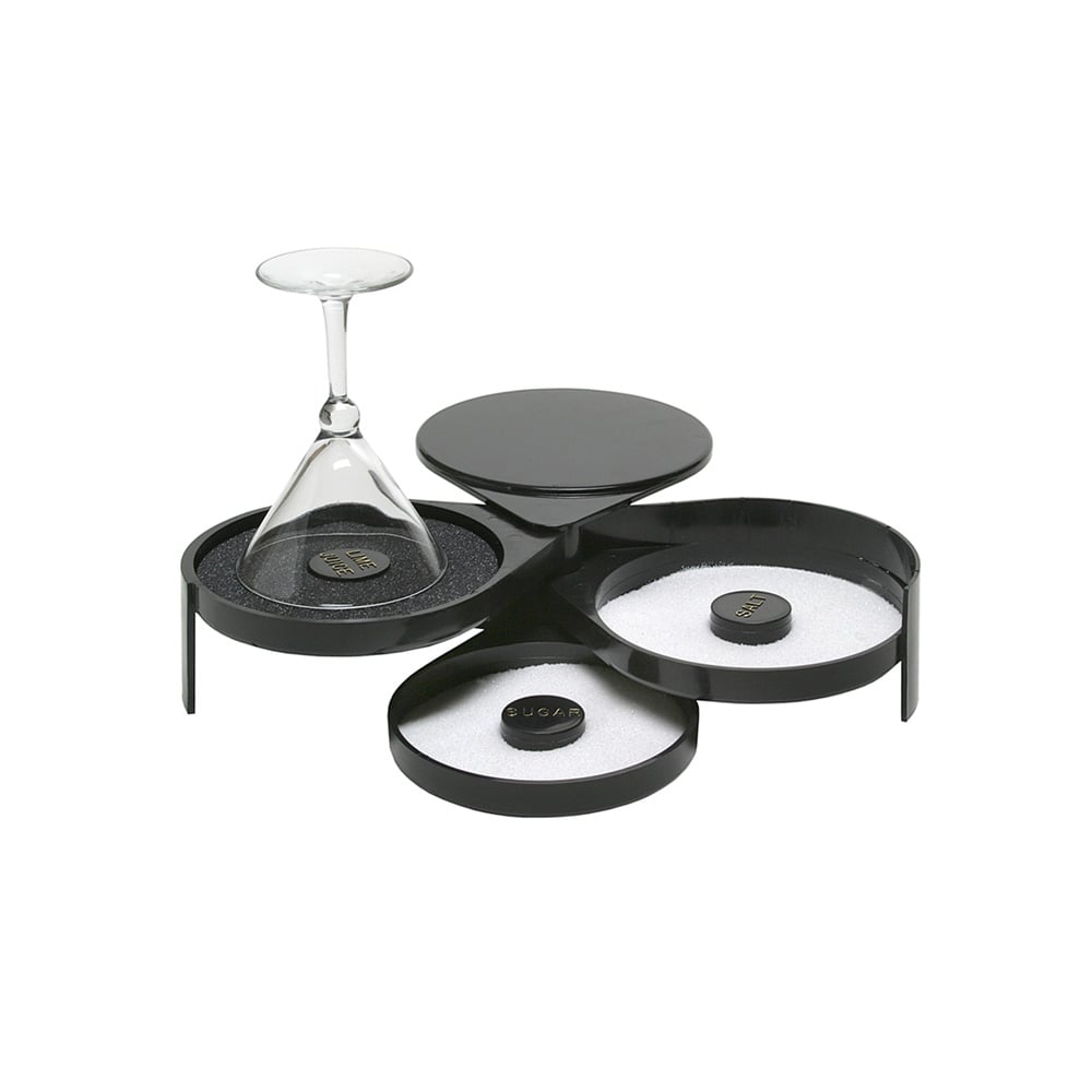 أداة تزيين الكوب بالملح والسكر، 3 طبقات، بار بروفيشونل