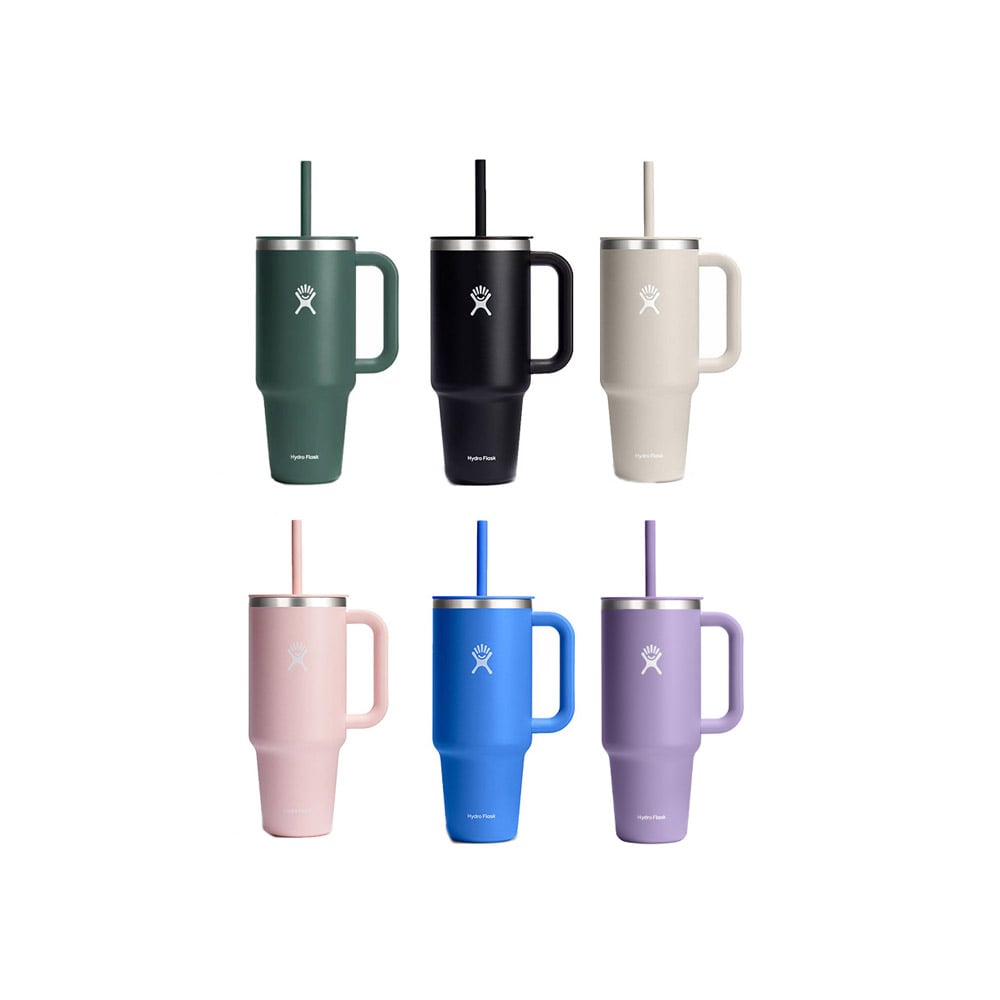 كوب معزول للسفر مع قشة، 1.2 ليتر، أول أراوند، هايدرو فلاسك