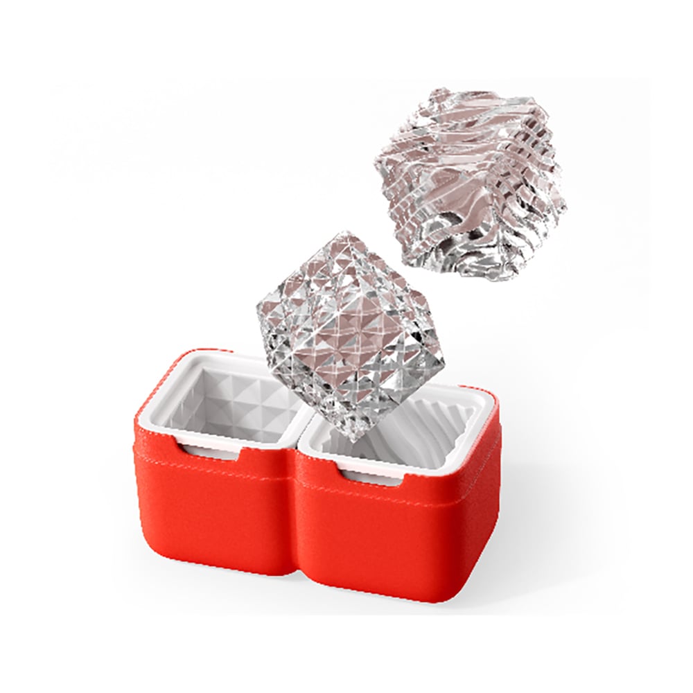 صينية مكعبات ثلج 2 قالب، لاكس، زوكو