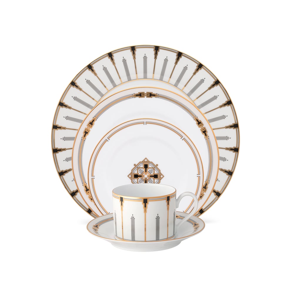 طقم 67 أدوات مائدة ذهبي، إمباير، نوريتاكي