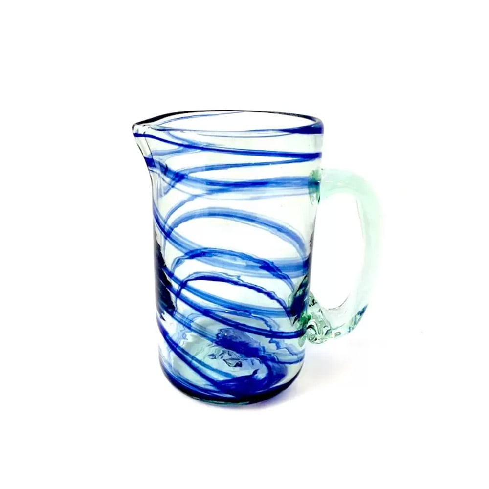 ابريق زجاجي أزرق داكن، لافيوريه 