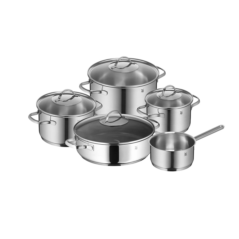 طقم 5 أواني طبخ مع قدر طبخ بطيء، بروفنس بلاس، دبليو إم إف