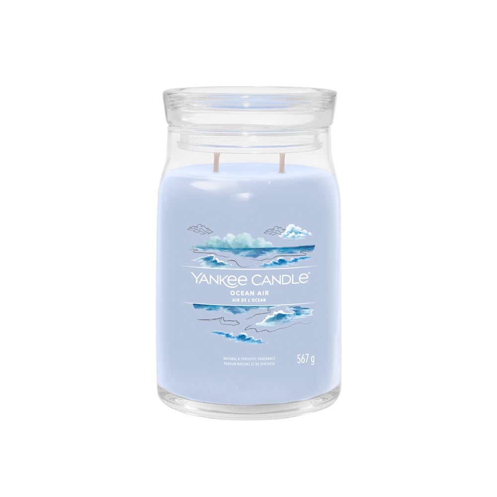 شمعة معطرة، مرطبان كبير، نسيم المحيط، سجنتشر، يانكي كاندل