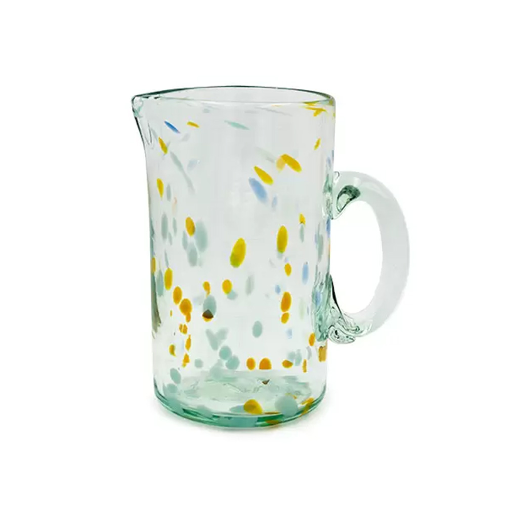 ابريق زجاجي، نقشة بقع متعددة الألوان، لافيوريه