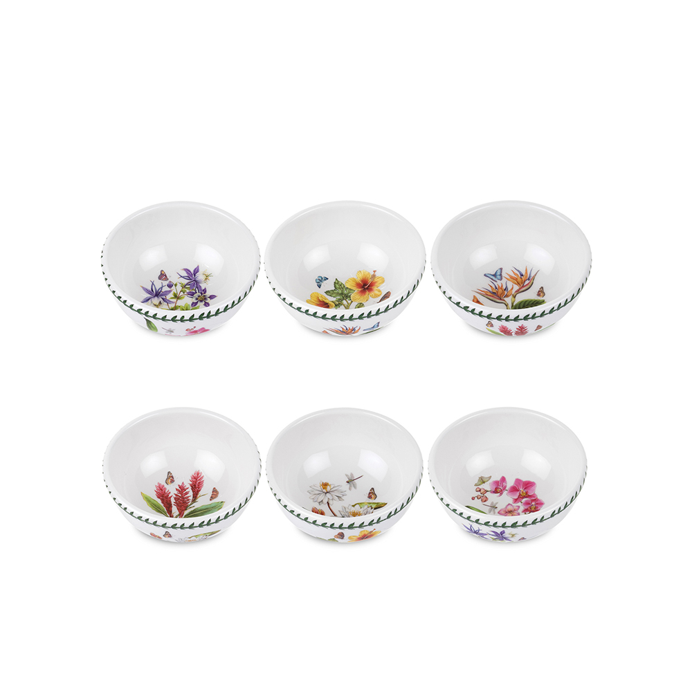 Portmeirion Exotic Botanic Garden Stackable Bowls, Set of 6