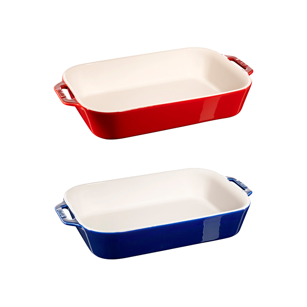 Staub Ceramic Rectangular Oven Dish, 34x24cm