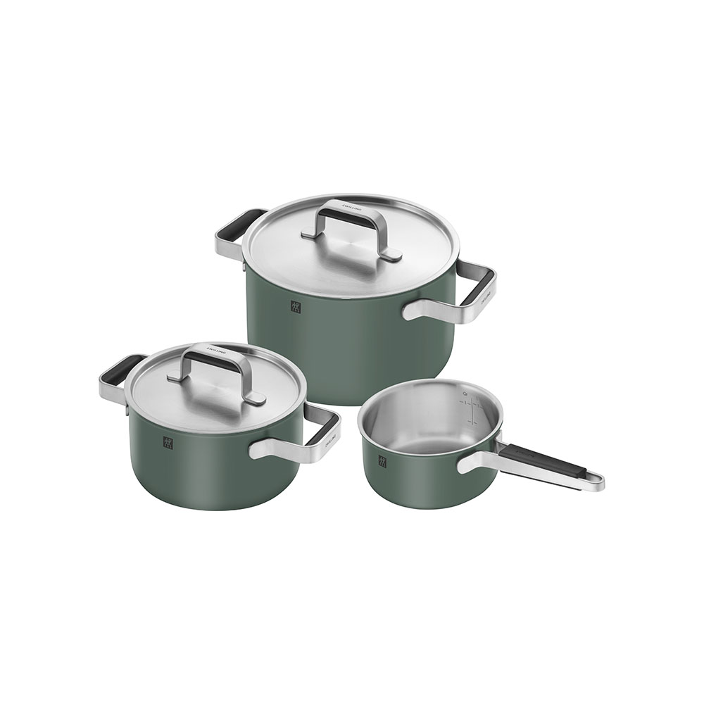 ZWILLING Green Pure Cookware, Set of 3
