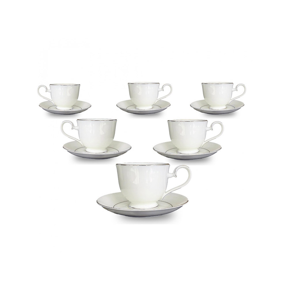 طقم 29 قطعة أدوات تقديم شاي، بلاتينيوم، بيوريتي، نوريتاكي