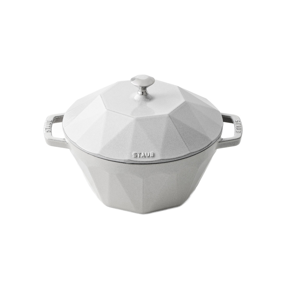 Staub La Cocotte Cast Iron Diamond Casserole, 22cm