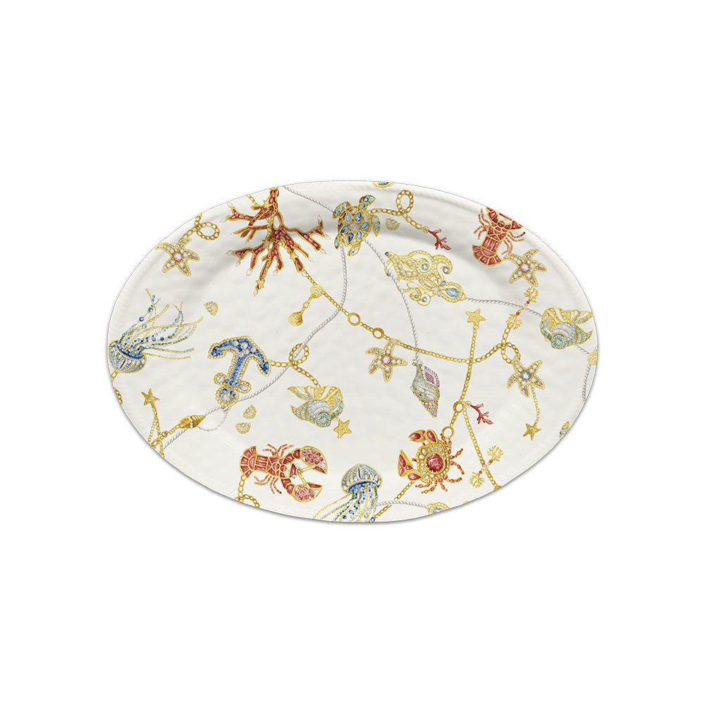Baci Milano Portofino Oval Platter, 50 cm