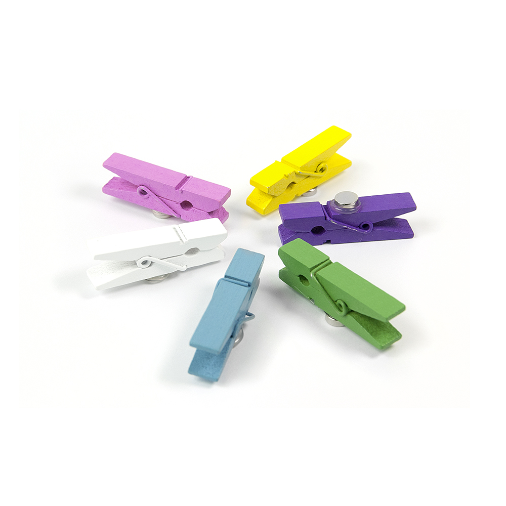 طقم 6 ملاقط مغناطيسية ملونة، كالر كليب، تريندفورم