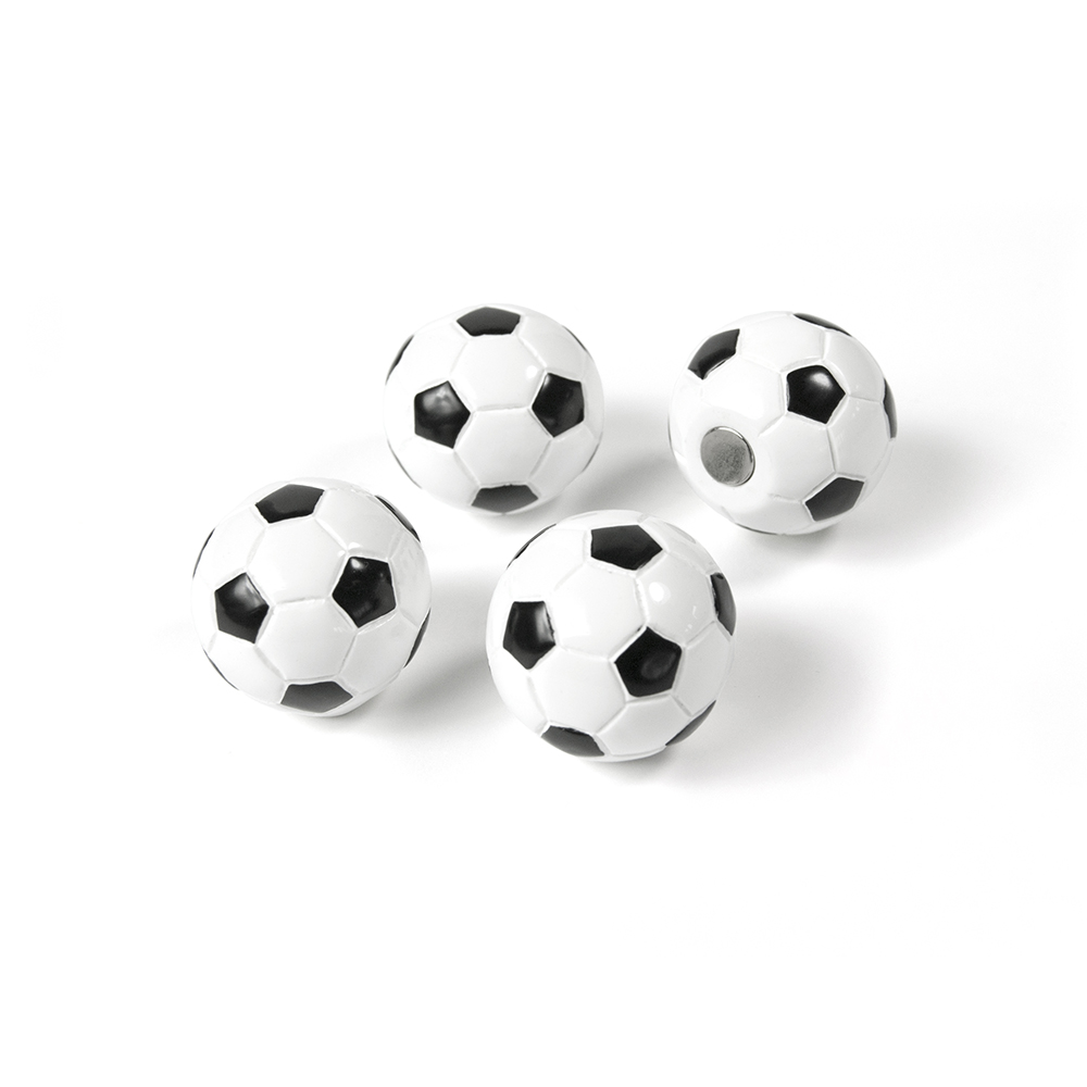 طقم 4 لاصقات مغناطيسية بشكل كرة قدم، تريندفورم