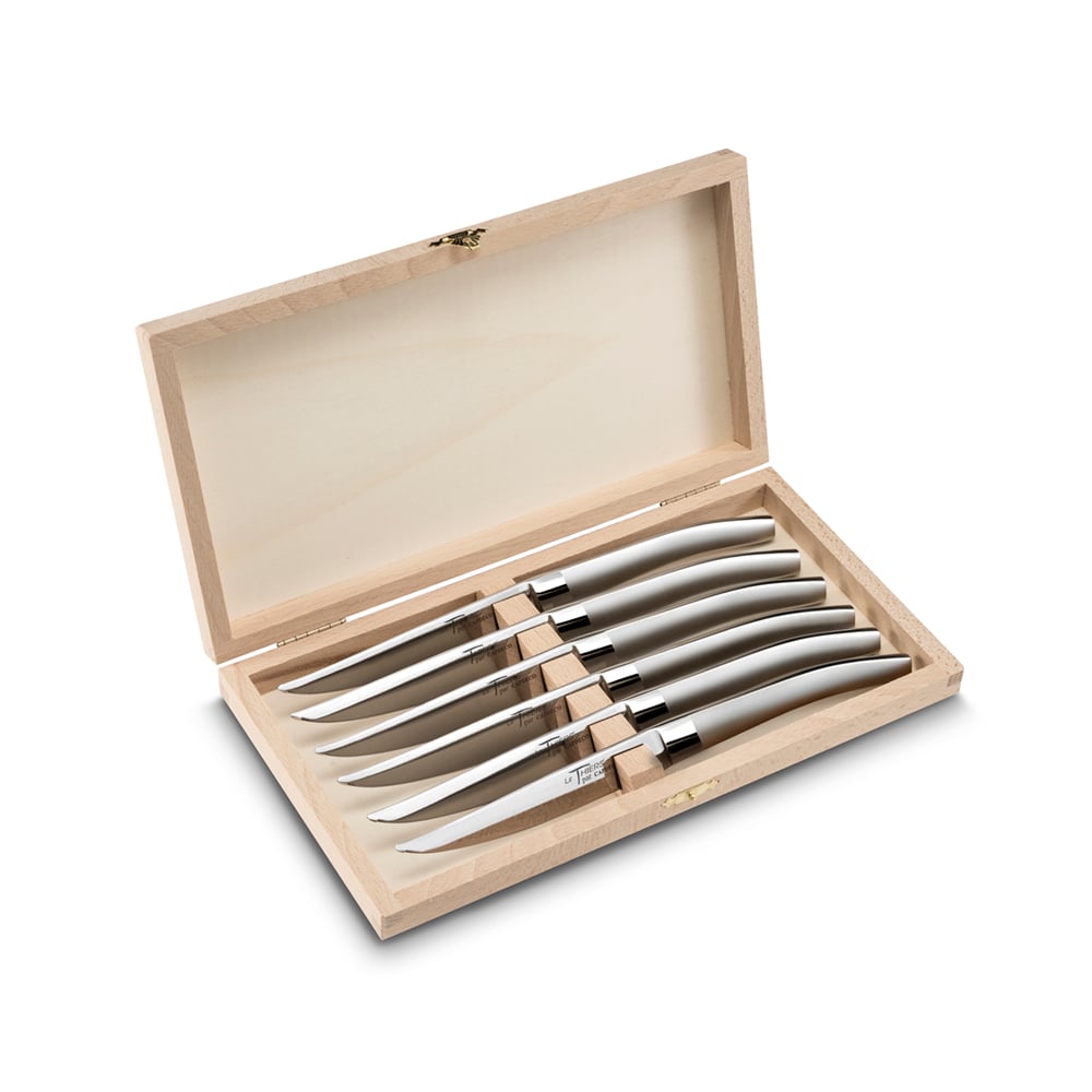 طقم 6 سكاكين ستيك غير لامعة، لوتيير، كابديكو