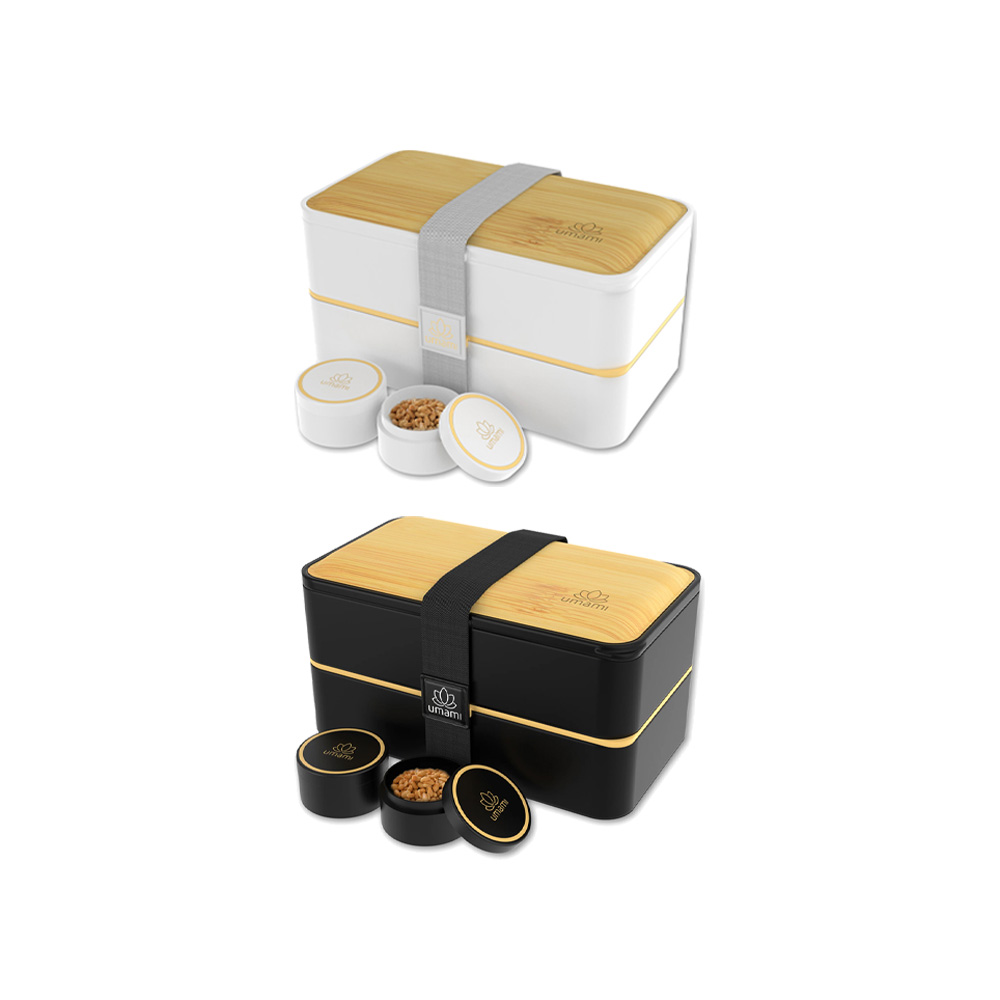 علبة طعام بينتو، خشب خيزران، 1.2 ليتر، أوريجينال، أومامي