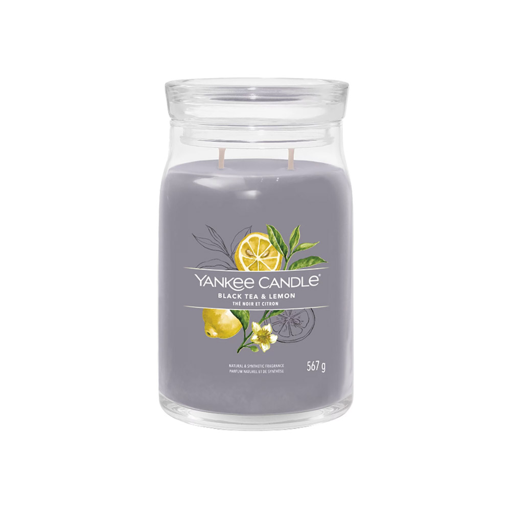 Yankee Candle Signature Large Jar, Black Tea and Lemon