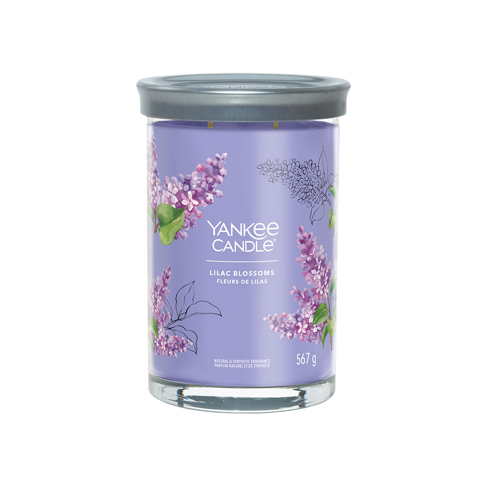 شمعة معطرة، كوب كبير، زهور البنفسج، سجنتشر، يانكي كاندل