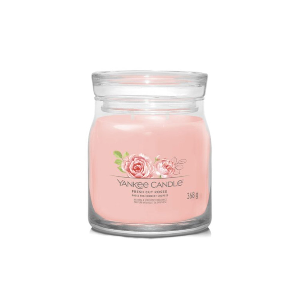 شمعة معطرة، برطمان متوسط، فريش كات روز، سجنتشر، يانكي كاندل