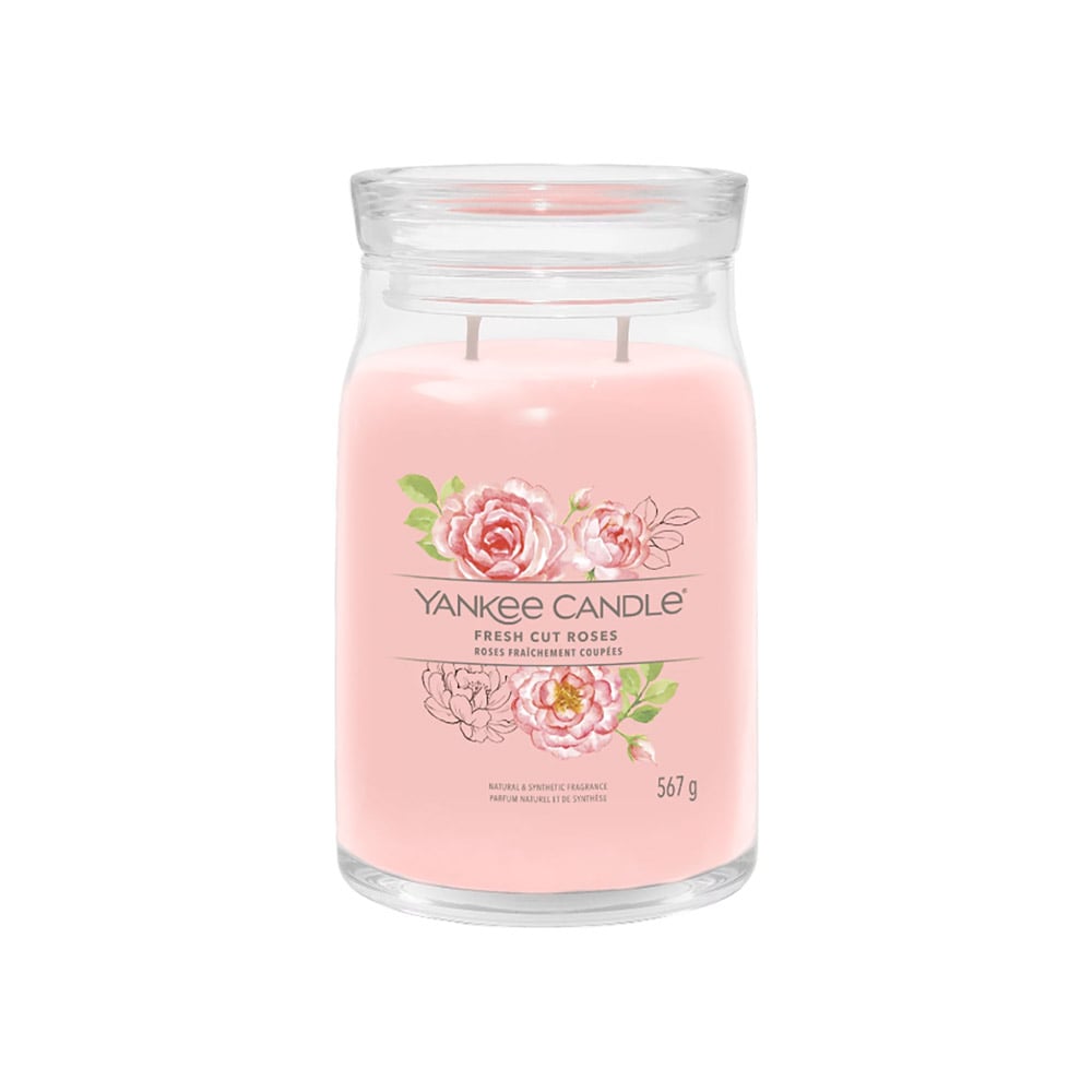 Yankee Candle Signature Large Jar, Fresh Cut Roses