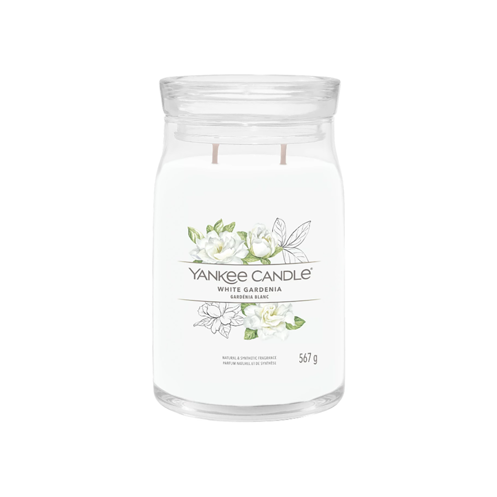 شمعة معطرة، برطمان كبير، وايت غاردينيا، سجنتشر، يانكي كاندل