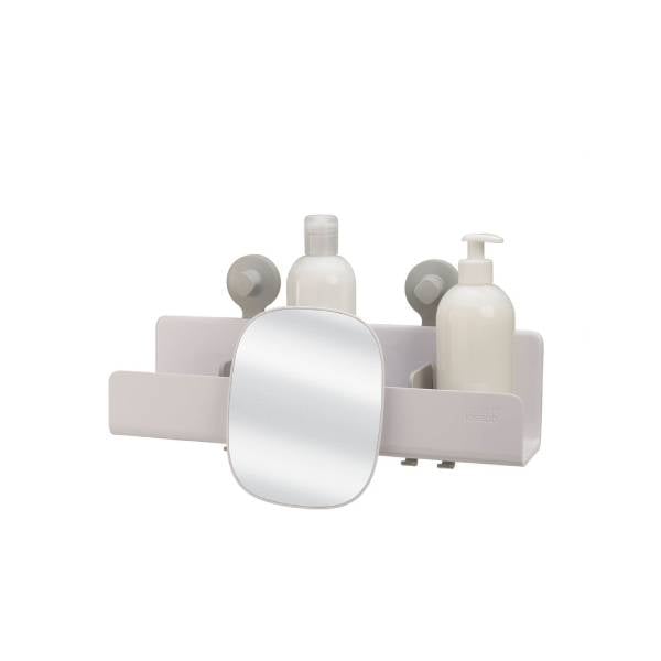 حاملة أدوات استحمام مع مرآة، حجم كبير، جوزف جوزف