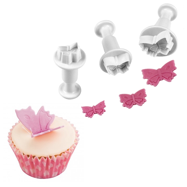 PME Butterfly Mini Plunger Cutters, Set of 3