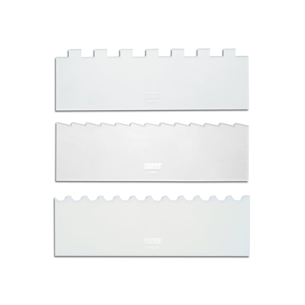 أداة تمليس الكيك من الجوانب مع جانب محدد، بي أم إي