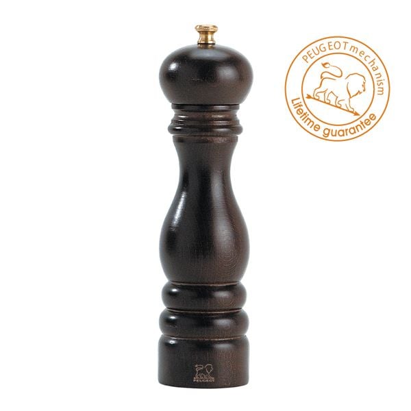 مطحنة ملح باريس خشبية، لون الشوكولاته، حجم 18 سنتم، بيجو-Peugeot