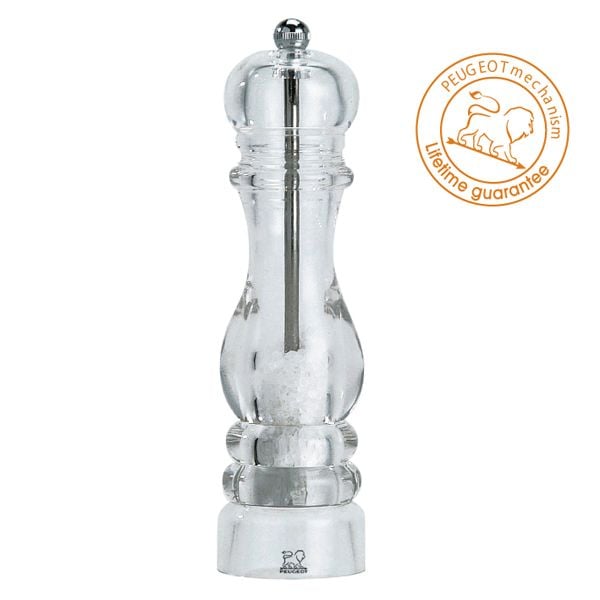 Peugeot Nancy Acrylic Salt Mill, 22 cm