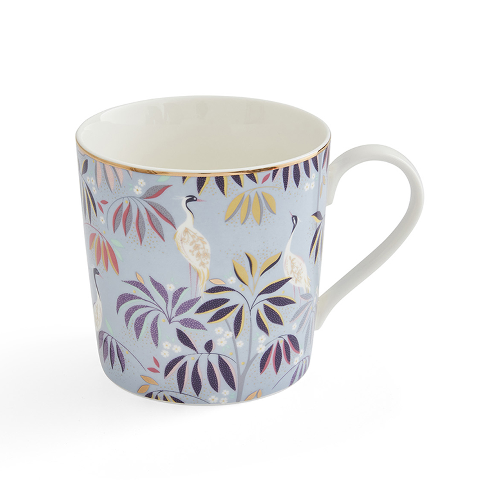 Portmeirion Sara Miller India Mug, Sky Blue