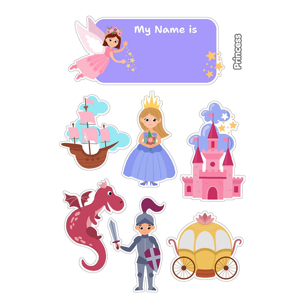 Magnets for PlanetBox Launch Lunch Box, Princess 