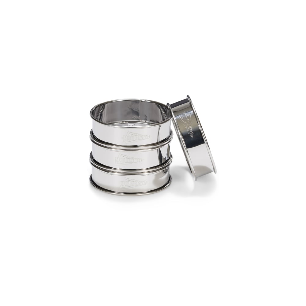 طقم 4 حلقات تارت دائرية، باتيس