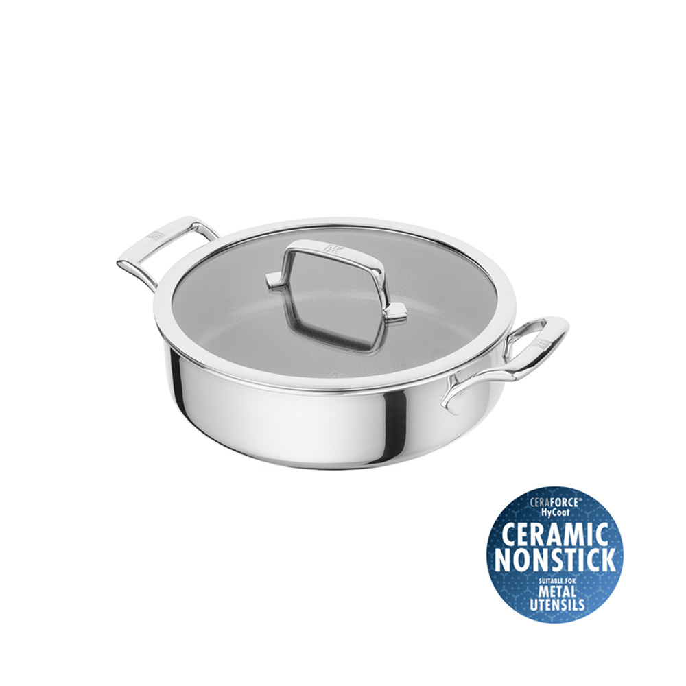 ZWILLING Peak Ceramic Hybrid Non-Stick Serving Pan, 26cm
