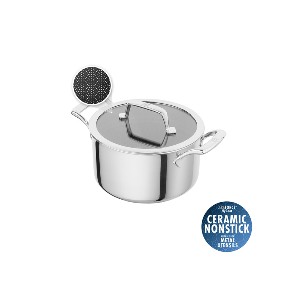 ZWILLING Peak Ceramic Hybrid Non-Stick Stock Pot, 24cm