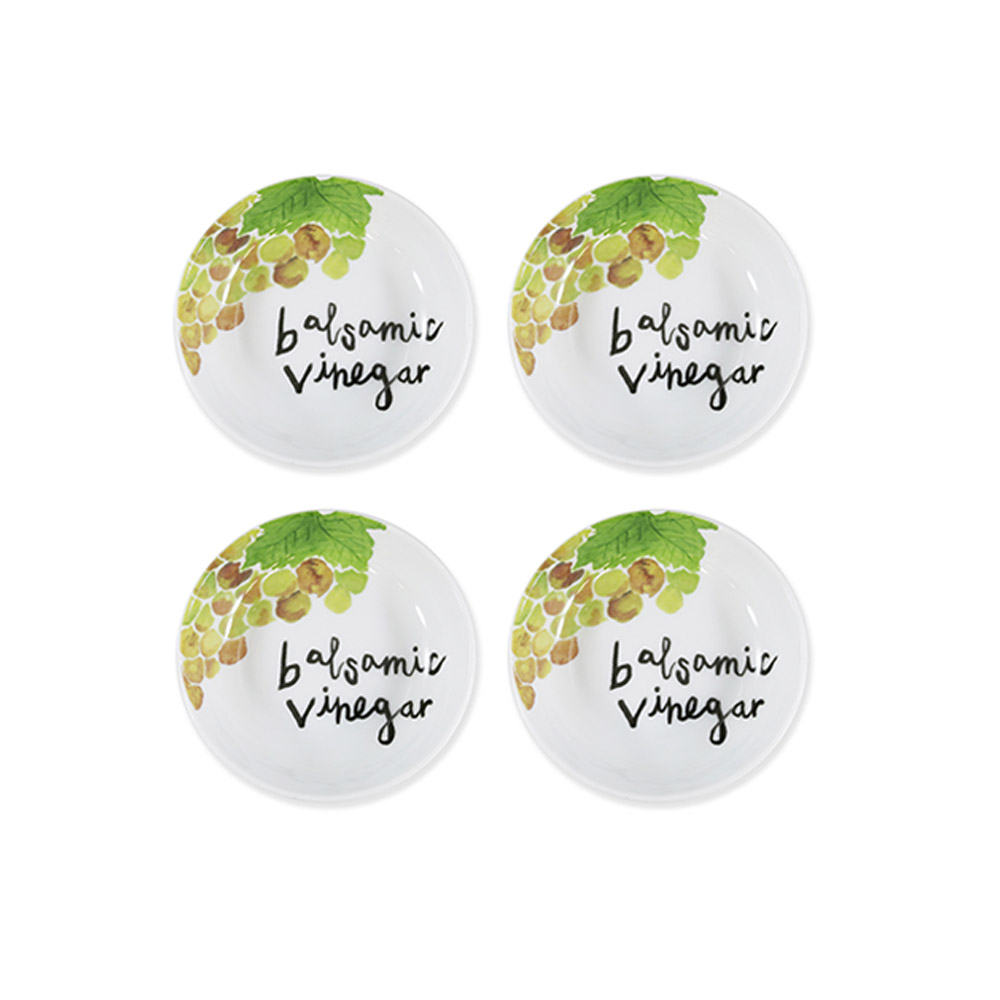 طقم 4 أوعية صلصة خل البلسمي، روزانا