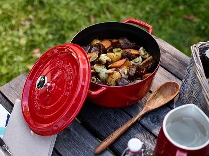Staub Round Stackable Dish 20cm Cherry STAUB Oven dish Round