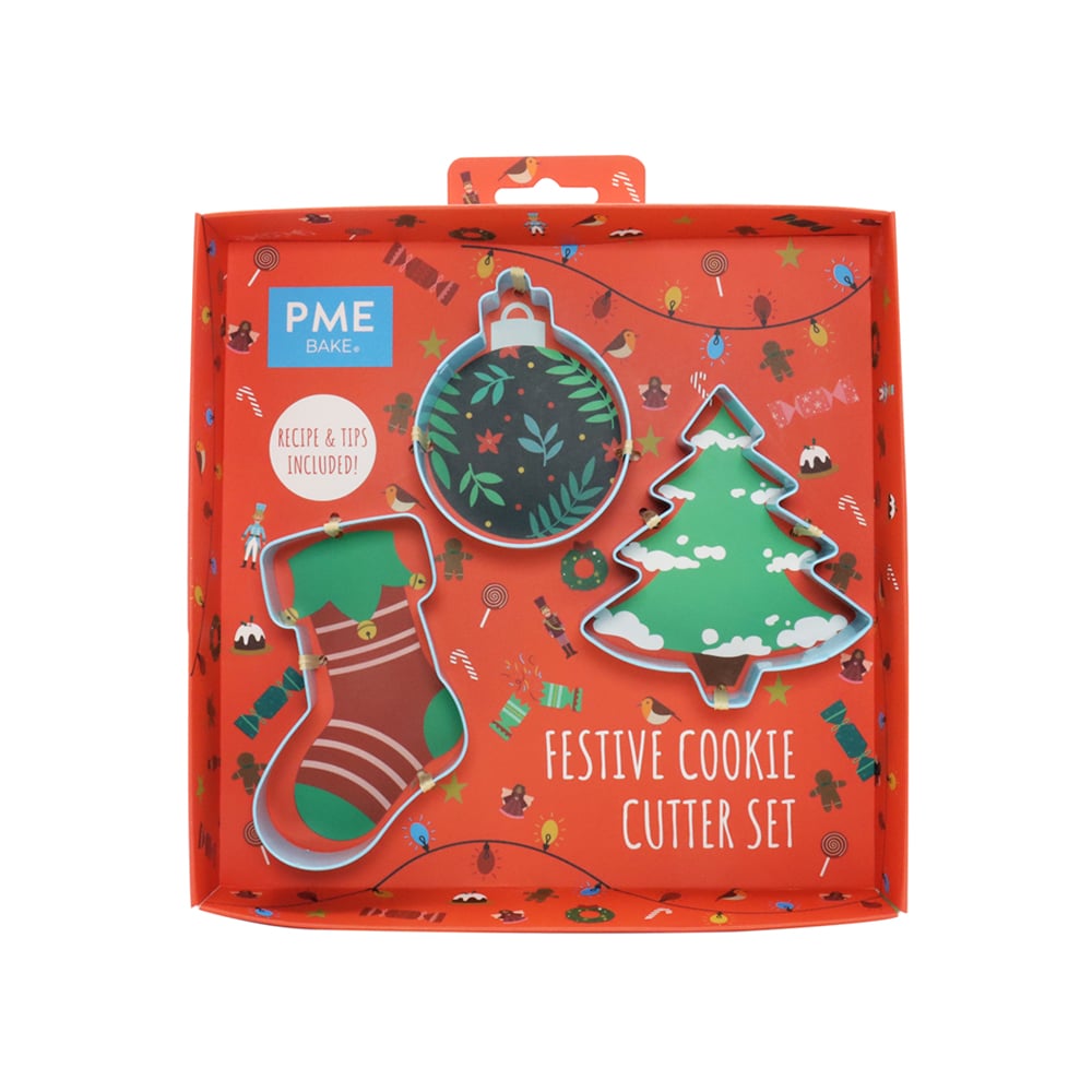 طقم 3 قطاعات كوكيز بأشكال كريسماس، بي أم إي