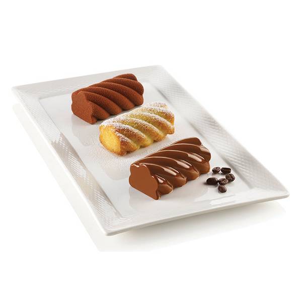 قالب ثلاثي أبعاد 6 قطع، خطوط متأرجحة، سيليكومارت