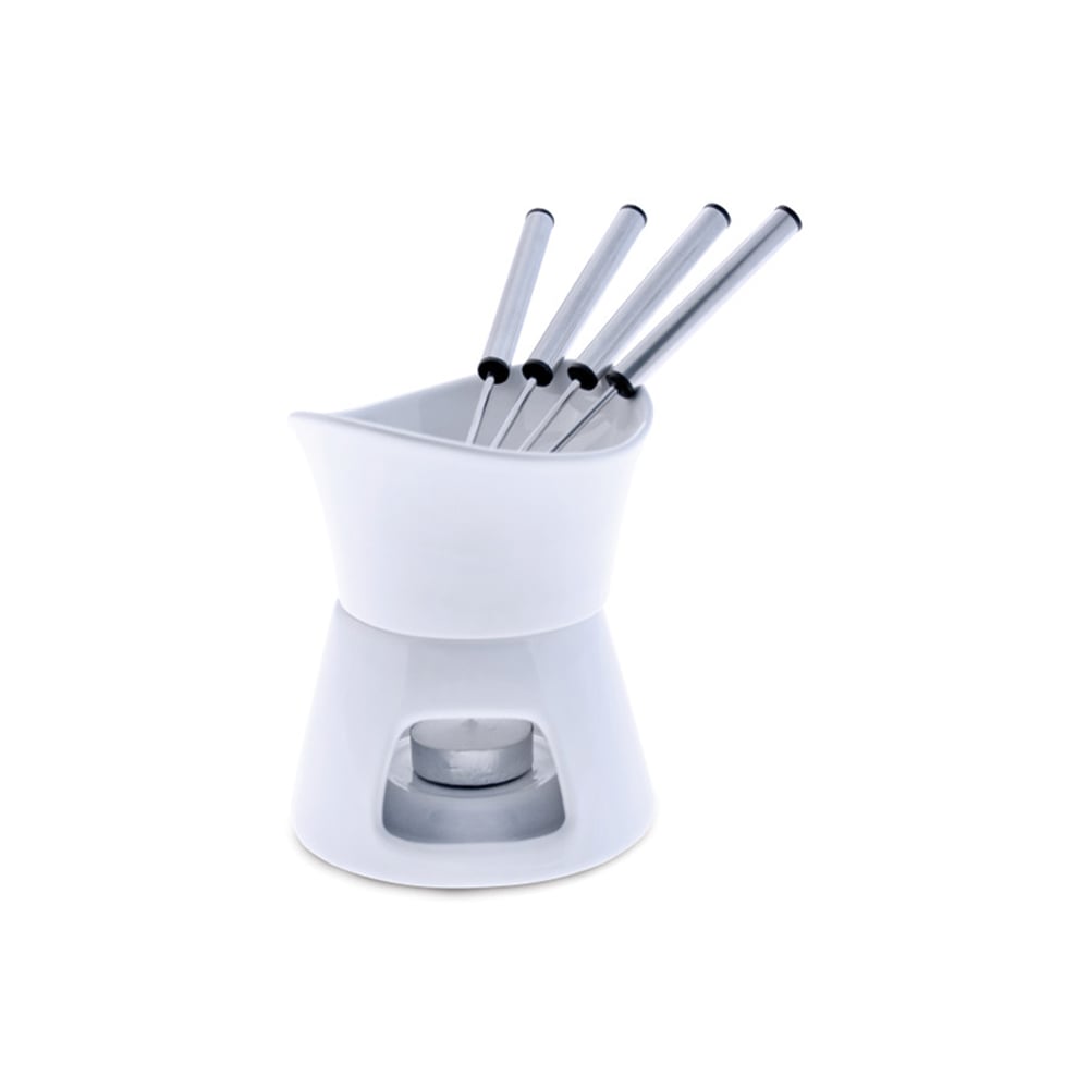 طقم فوندو شوكولاته وجبنة سيراميك جلو، سويسمار