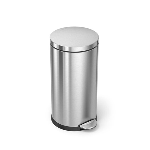 سلة مهملات مستديرة مع دواسة، سيمبل هيومان-Simplehuman