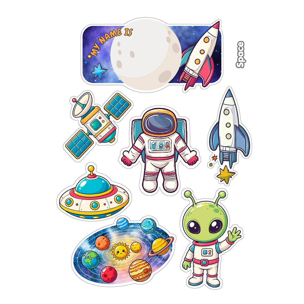 Magnets for PlanetBox Launch Lunch Box, Space