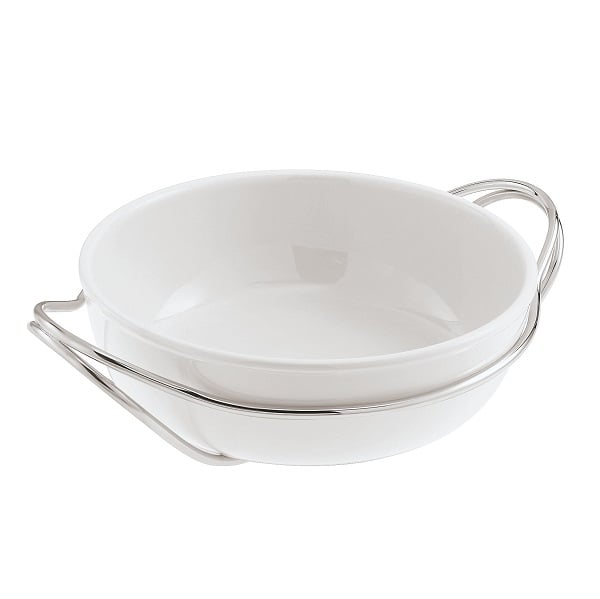 طبق بورسيلين للسباغيتي، حاملة ستانلس ستيل، ليفينغ، سامبونيت