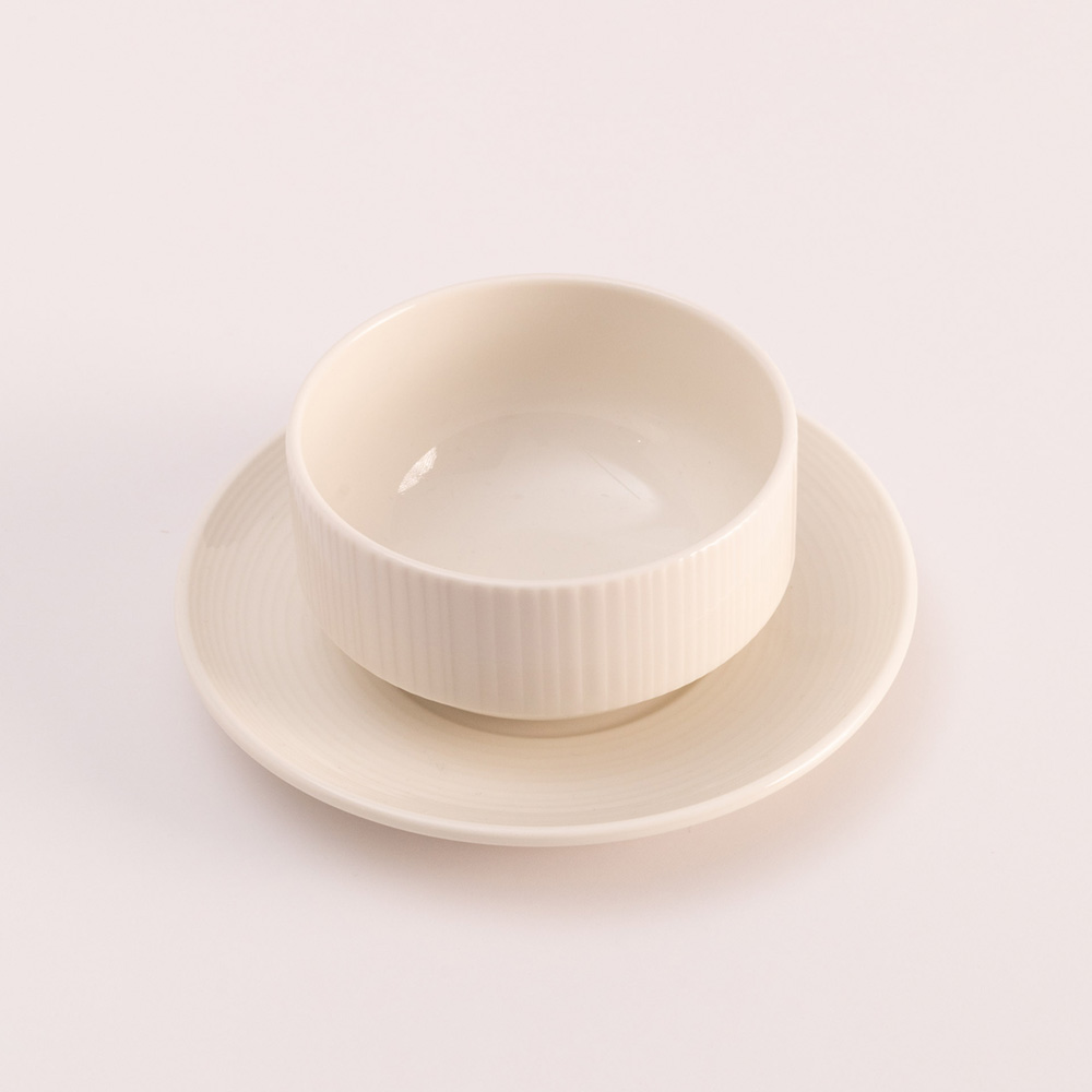 وعاء شوربة مع طبق، 285 ملليتر، كونكورد، ستيلايت