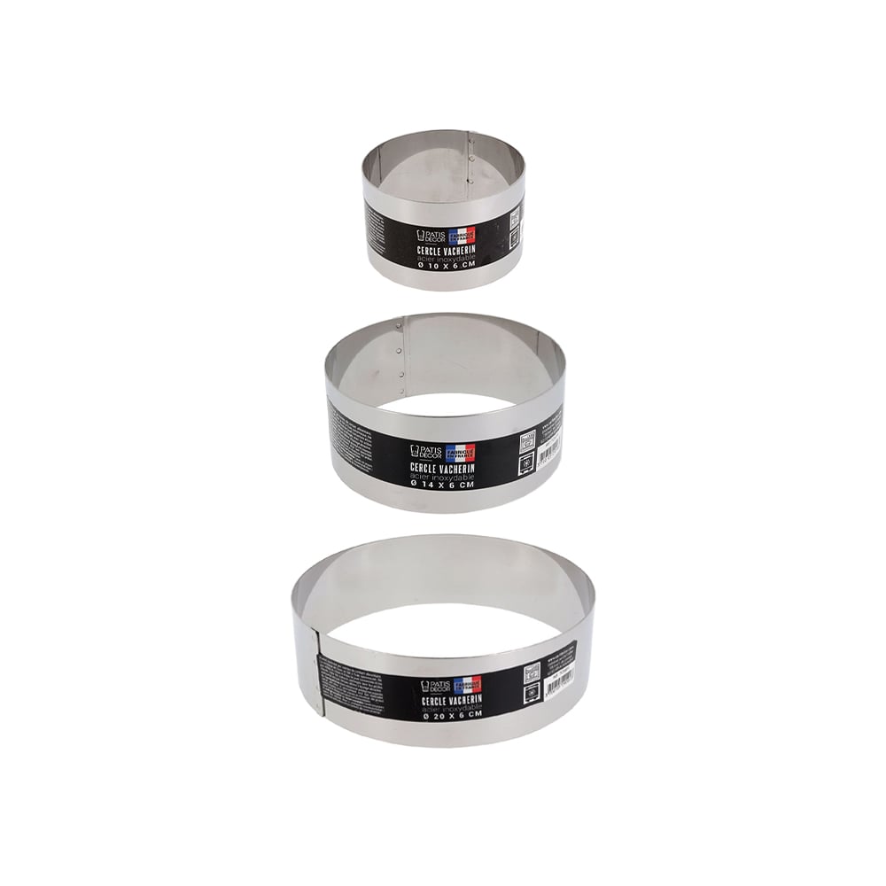 Patis Décor Round Dessert Ring, H6cm