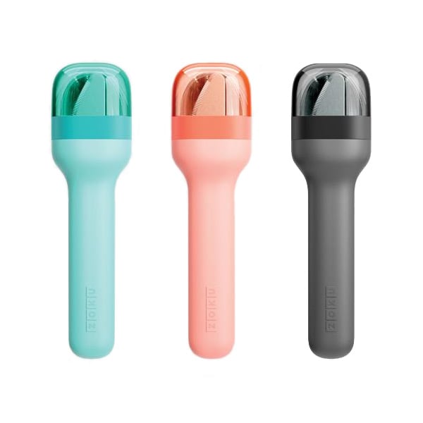 طقم أدوات المائدة متكررة الاستخدام مع علبة توضيب، زوكو